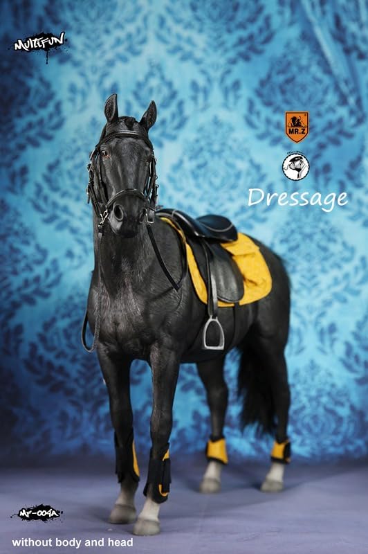 MR.Z MULTIFUN 1/6 scale Women's Equestrian Clothing Set with Racehorse Model for 12 inch female action figure MF004A