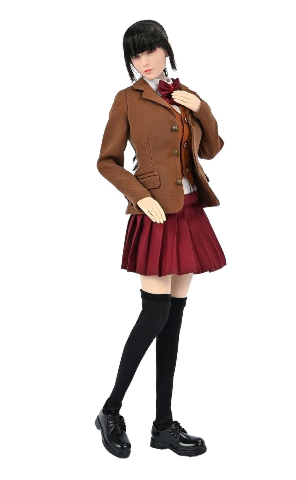 YSBRING Toyscentre TCT-022A 1/6 Scale Women's Suit Skirt Set for 12 Inch Female Soldier Action Figure (Red)