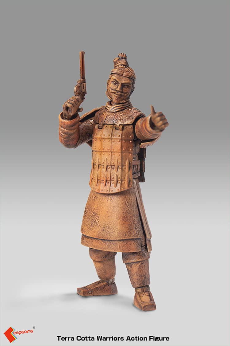 1/12 scale doll 6 inch male terra cotta warrior collectable action figure