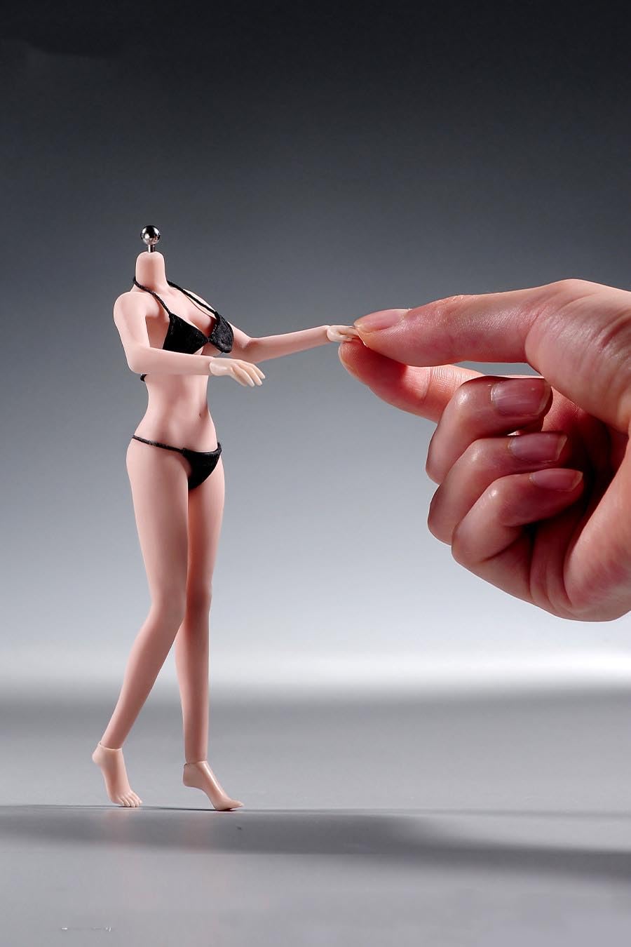 ANT 1/12 scale female flexible seamless body pale skin for 6 inch woman action figure