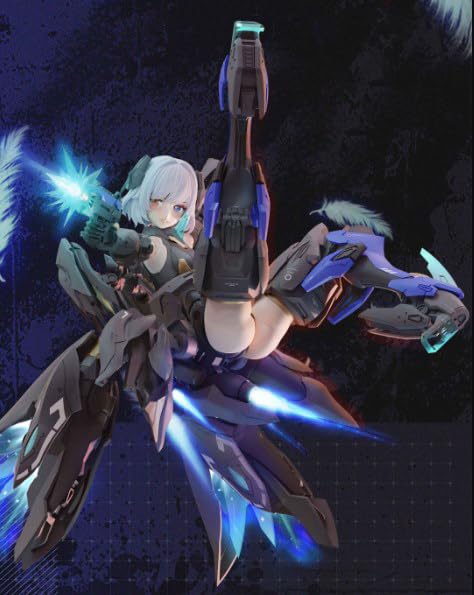 Kaitianjichuang 1/12 scale mecha angel swan girl Elysia model kits, 6 inch mecha girls action figure，15+ & adults