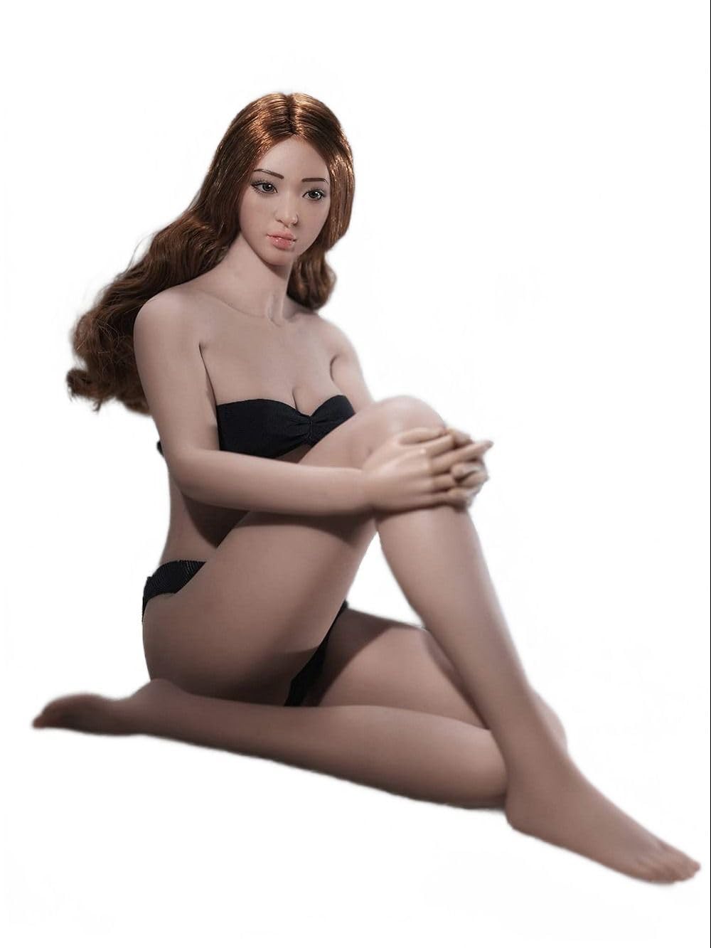 YSBRING 1/6 Scale Female Super Flexible Seamless Figure Body Steel Bone Well-Proportioned Small Breasts 12 Inch Collectible Action Figures with Suntan Skin(PLSB2021-S47)