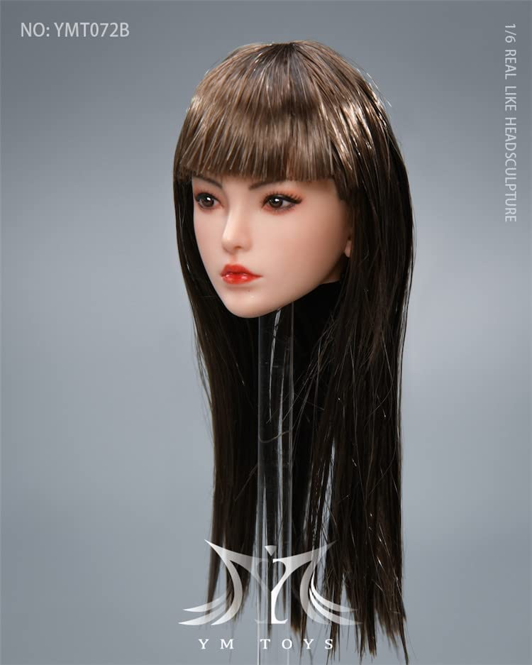 YSBRING YMTOYS YMT072B 1/6 Scale Female Head Sculpture Lei Lei Figure Accessories for 12 Inch Collectible Doll Body