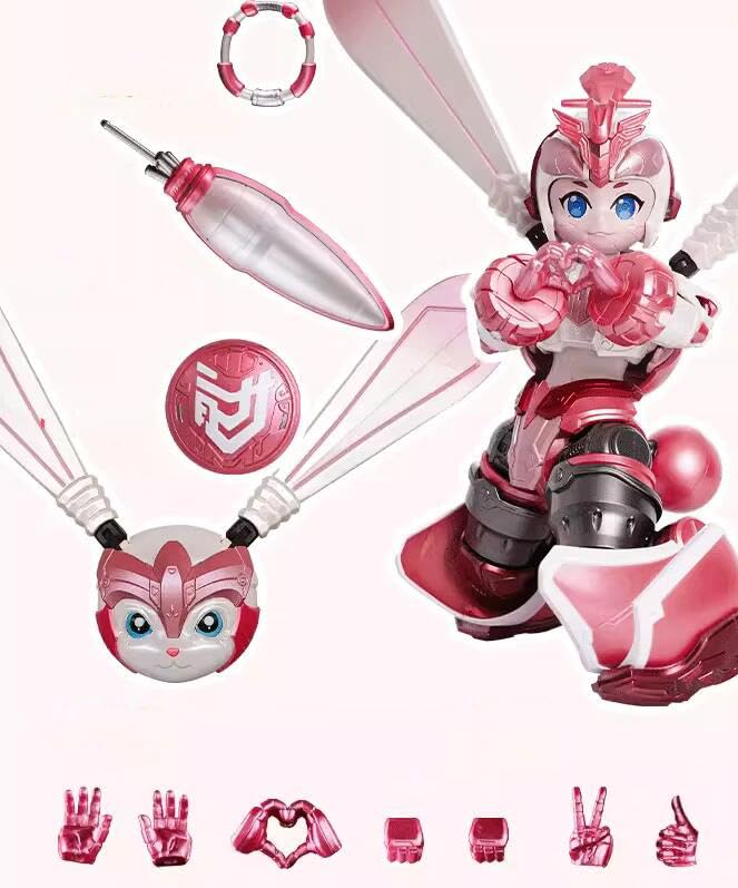 MOSHOW Rabbit Mecha model cute action figure collectible toys
