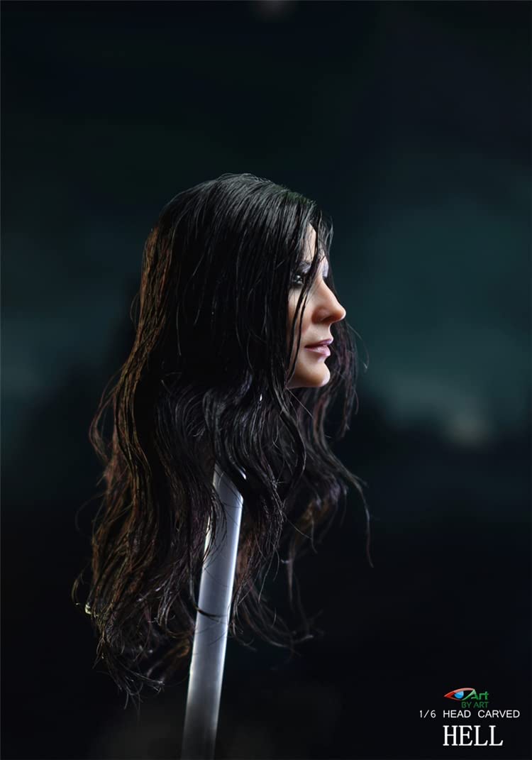 YSBRING BY-ART BY-T9 1/6 Scale Female Head Sculpture for 12 Inch Action Figure Body