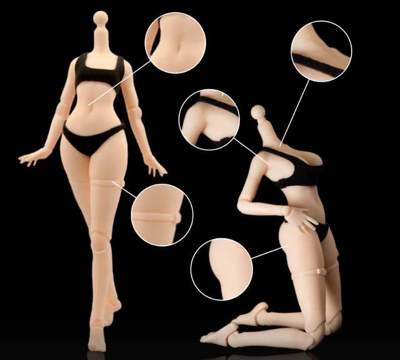 1/12 scale Female Universal Art Action Figure Body 2.0