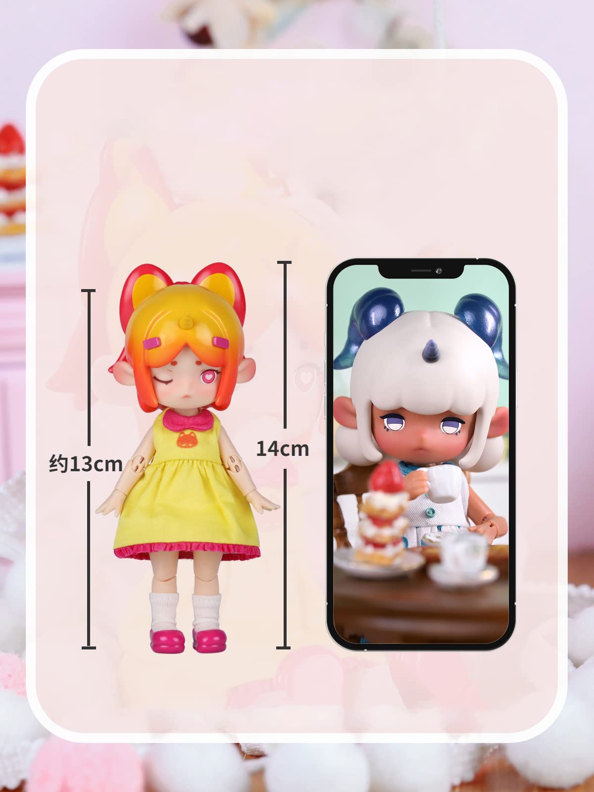 i8 TOYS Penny's Box Natural Mystery Series Cute Doll 5 Inch Action Figure (6PC fullset)