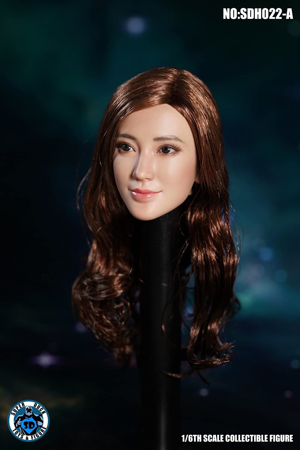 SUPER DUCK 1/6 Scale Female Head Sculpt for Asian Girl 12 inch collectable Action Figure A