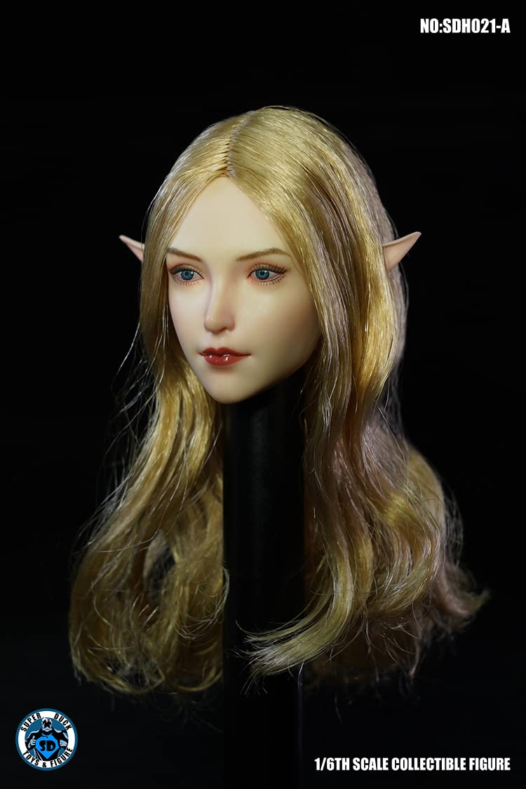 i8 TOYS SUPER DUCK SDH021 Night Elf 1/6 scale female accessories head sculpt for 12 inch collectible action figure A