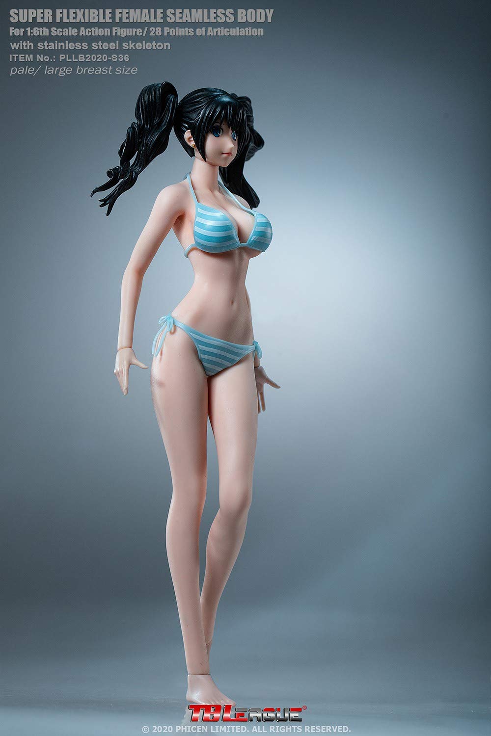Phicen TBLeague PLLB2020-S36A 1/6 scale Phicen female Seamless Body for 12 inch action figure pale without head sculpt