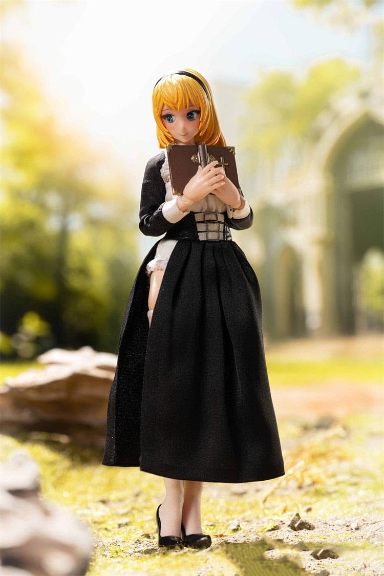 Fogtoys 1/12 scale blonde nun‌ 12 inch woman action figure