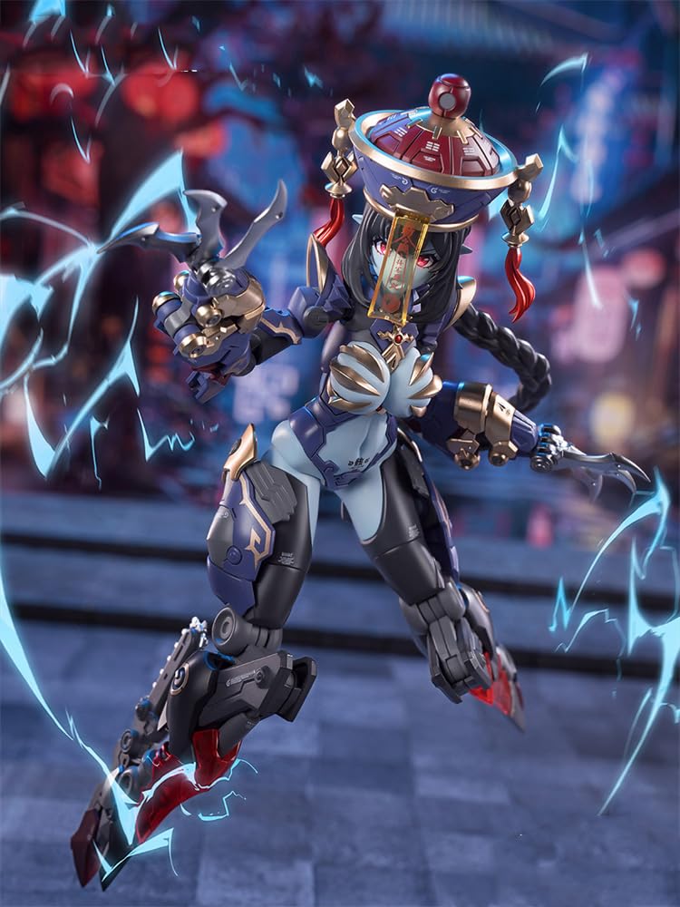 HEMOXIAN 1/12 Scale mecha girl JIULIAN 7.48 inch full action plastic model kits JS-009