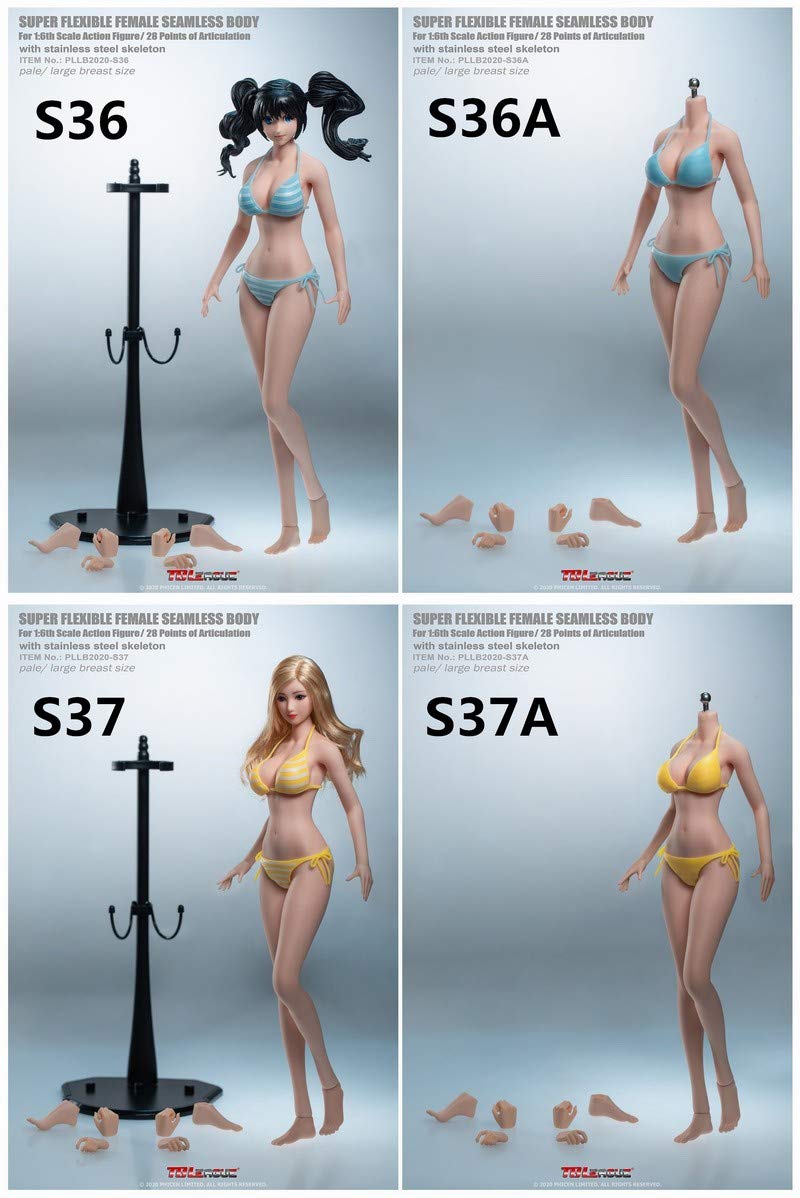 Phicen TBLeague PLLB2020-S36A 1/6 scale Phicen female Seamless Body for 12 inch action figure pale without head sculpt