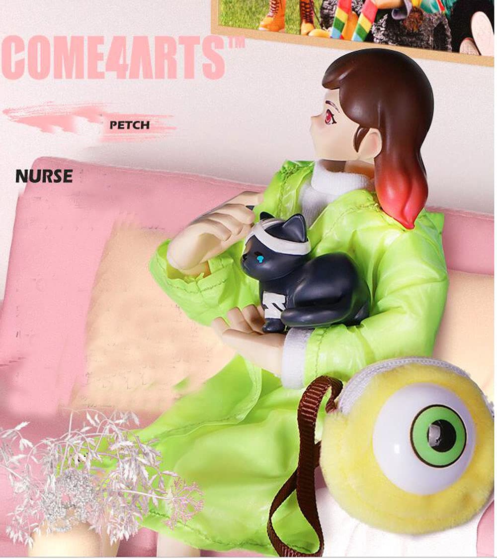 1/10 scale fashion Pet hospital series cute animal doll collectible figurines（1PC random）