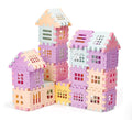 YSBRING Multi-Color Interlocking House Building Blocks Set, Premium Snap-Fit Plastic Modular Bricks with Exquisite Hollow Window & Sloped Roof Details, Freely Combinable DIY Architecture Assembly Toy