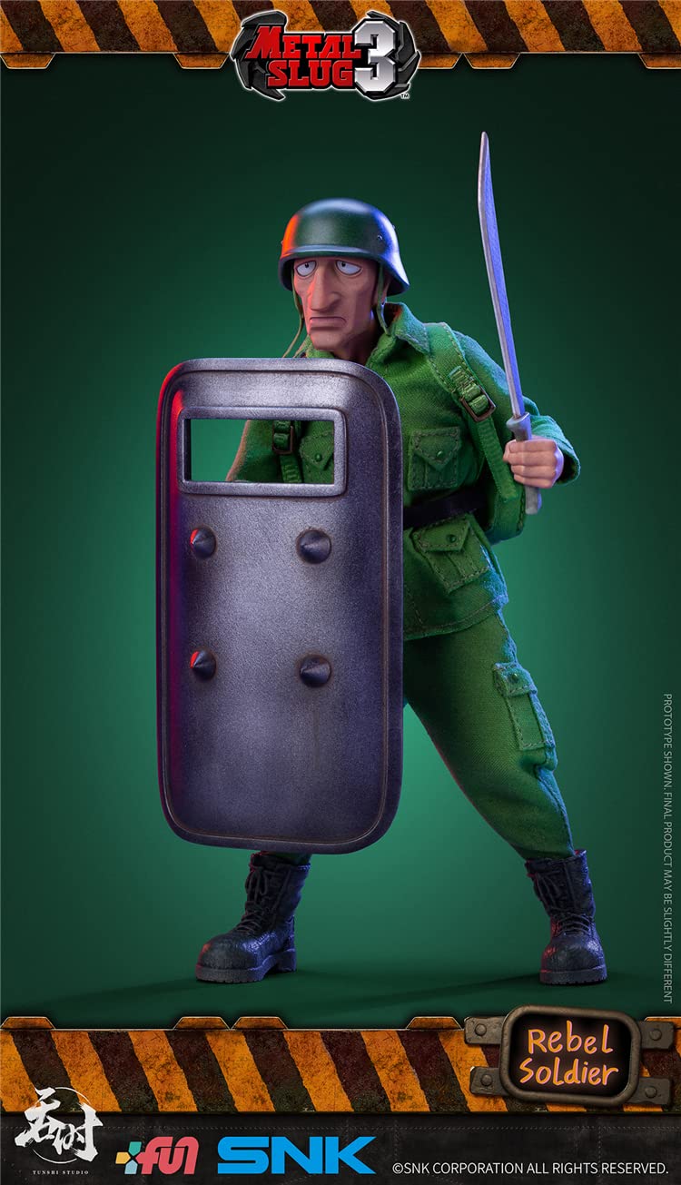 YSBRING TS-004-RS 1/12 Scale Action Figure SNK Rebel Soldier 6 Inch Collectible Doll, Single Version