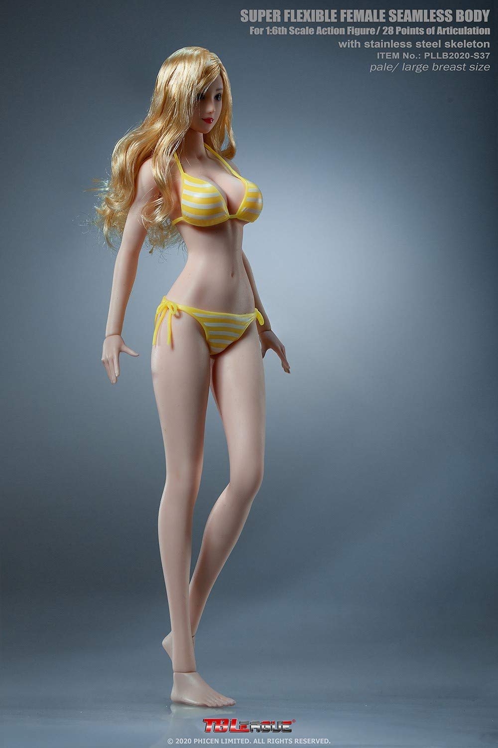 Phicen TBLeague PLLB2020-S37A 1/6 scale Phicen female Seamless Body for 12 inch action figure suntan shik without head sculpt