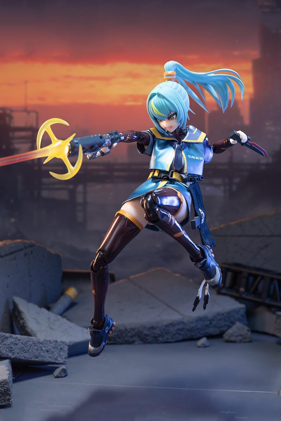 LOSCONT 1/12 scale action figures 5.91 inches armed battle angels mecha girls figure ABA003
