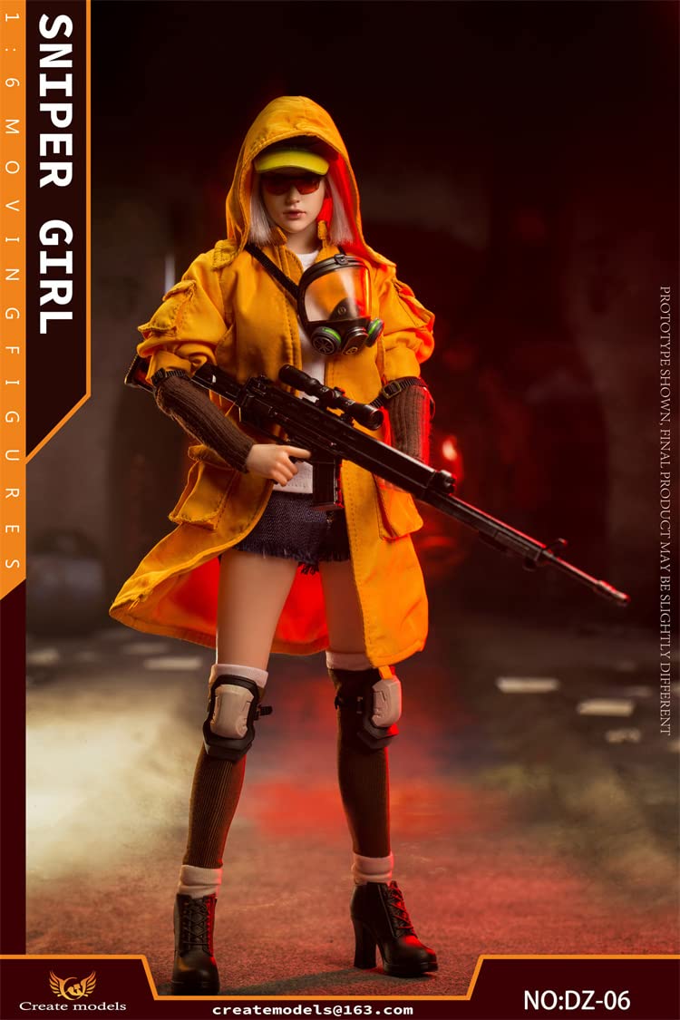 Createmodels DZ-06 1/6 scale Sniper Girl LAN 12 inch woman action figure