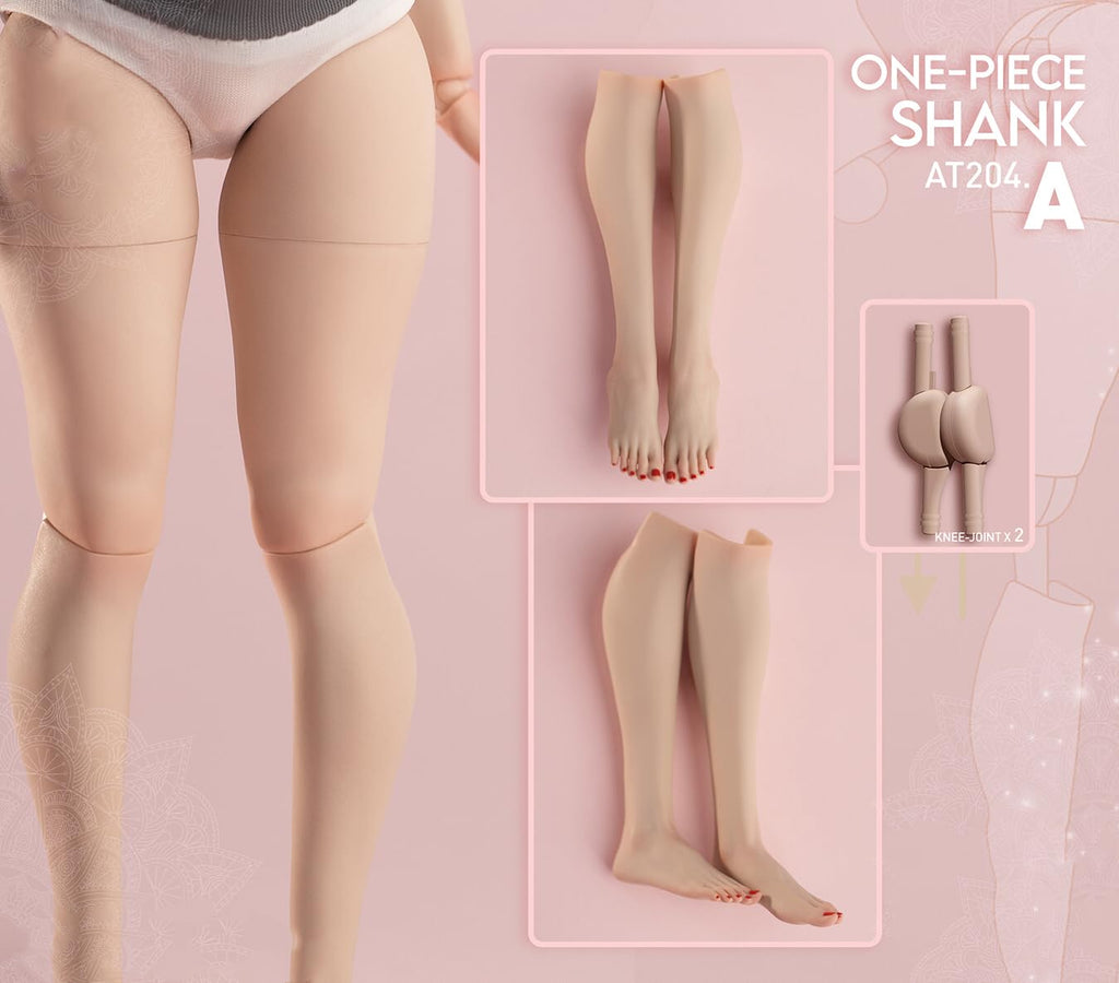 worldbox 1/6 scale female doll accessories One piece leg and foot accessory kit One Piece Shank for 12 inch woman action figure body