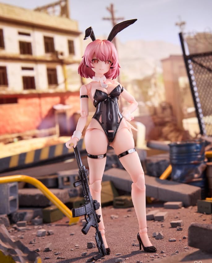 Sushing 1/12 scale Rabbit Rapid Response Squad anime girl 6 inch woman action figure