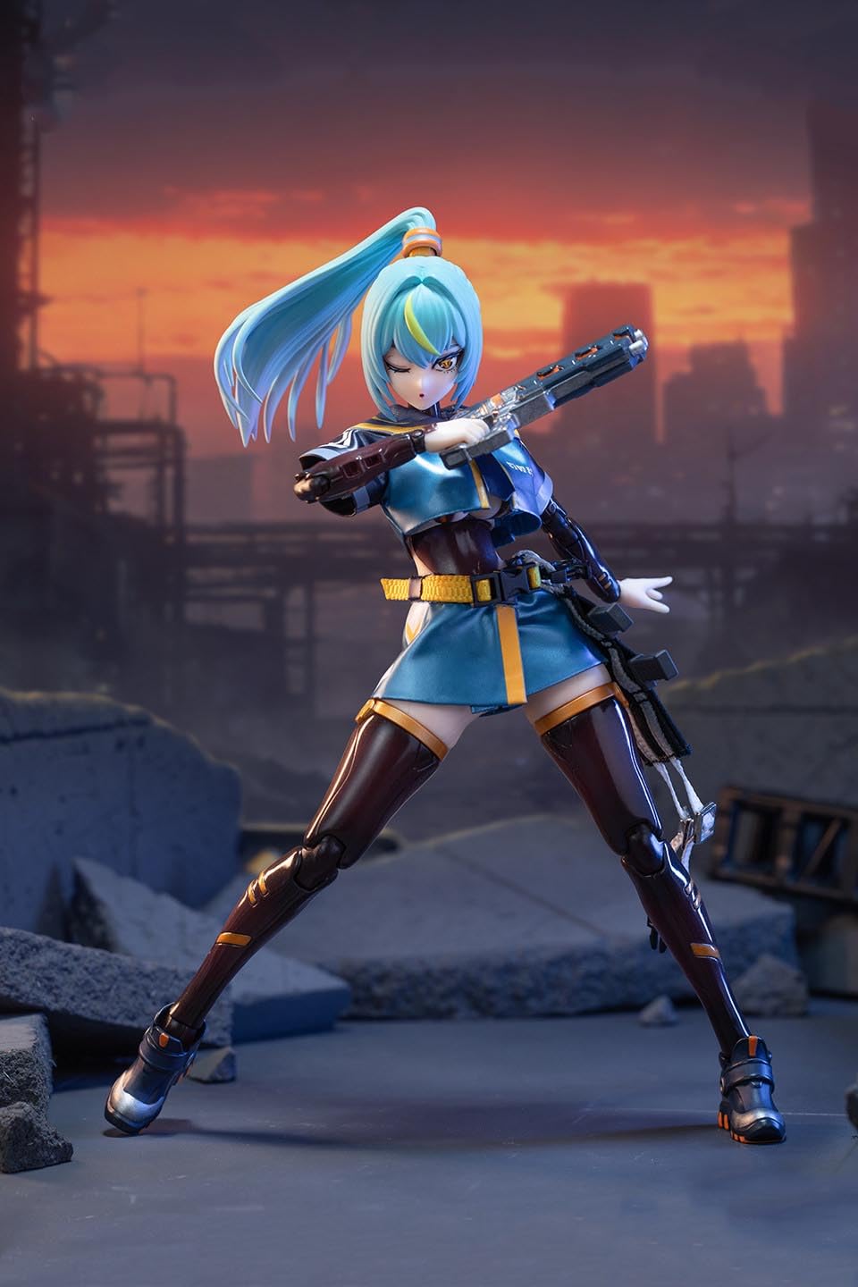 LOSCONT 1/12 scale action figures 5.91 inches armed battle angels mecha girls figure ABA003