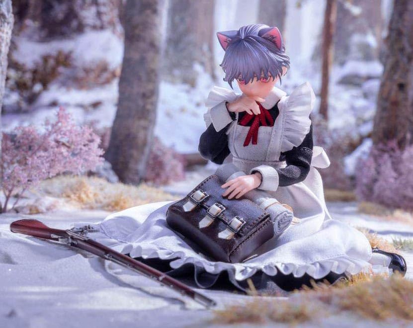 HASUKI Feiqizii Cute Girl Action Figure, 6 inch, 1/12 scale