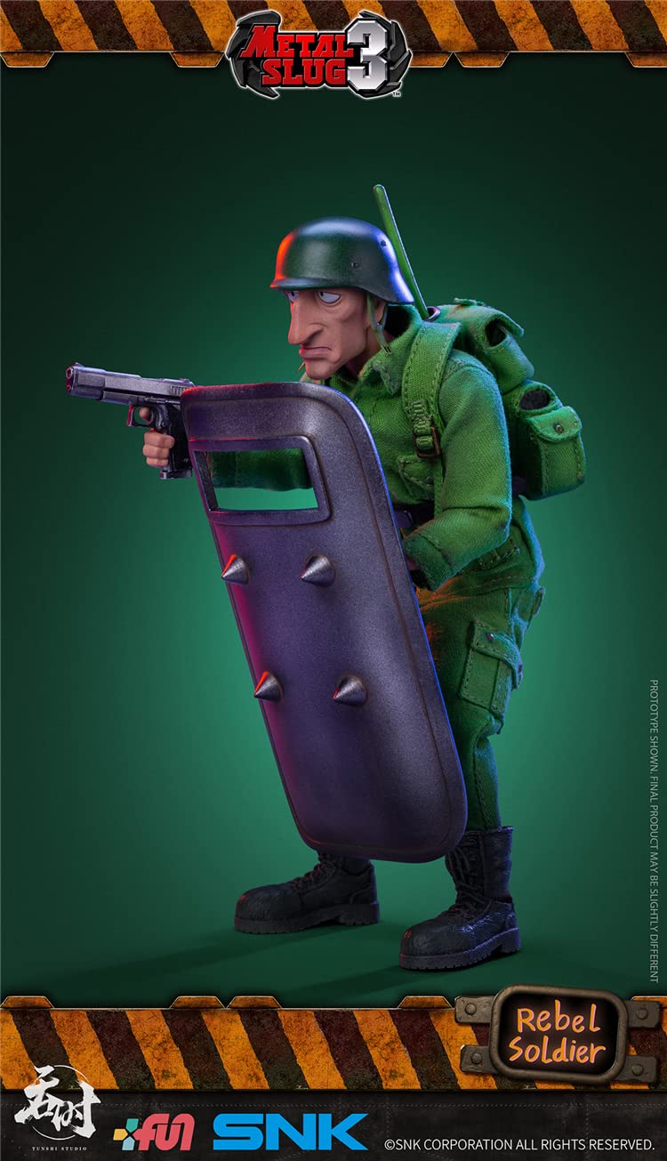 YSBRING TS-004-RS 1/12 Scale Action Figure SNK Rebel Soldier 6 Inch Collectible Doll, Single Version