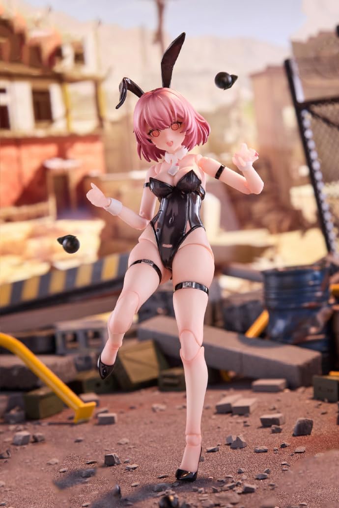 Sushing 1/12 scale Rabbit Rapid Response Squad anime girl 6 inch woman action figure