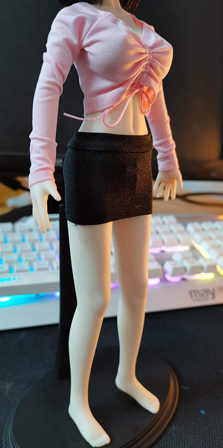 i8 TOYS 1/6 female accessoreis clothes for 12 inch women collectible action figure snug T-shirt Short skirt B
