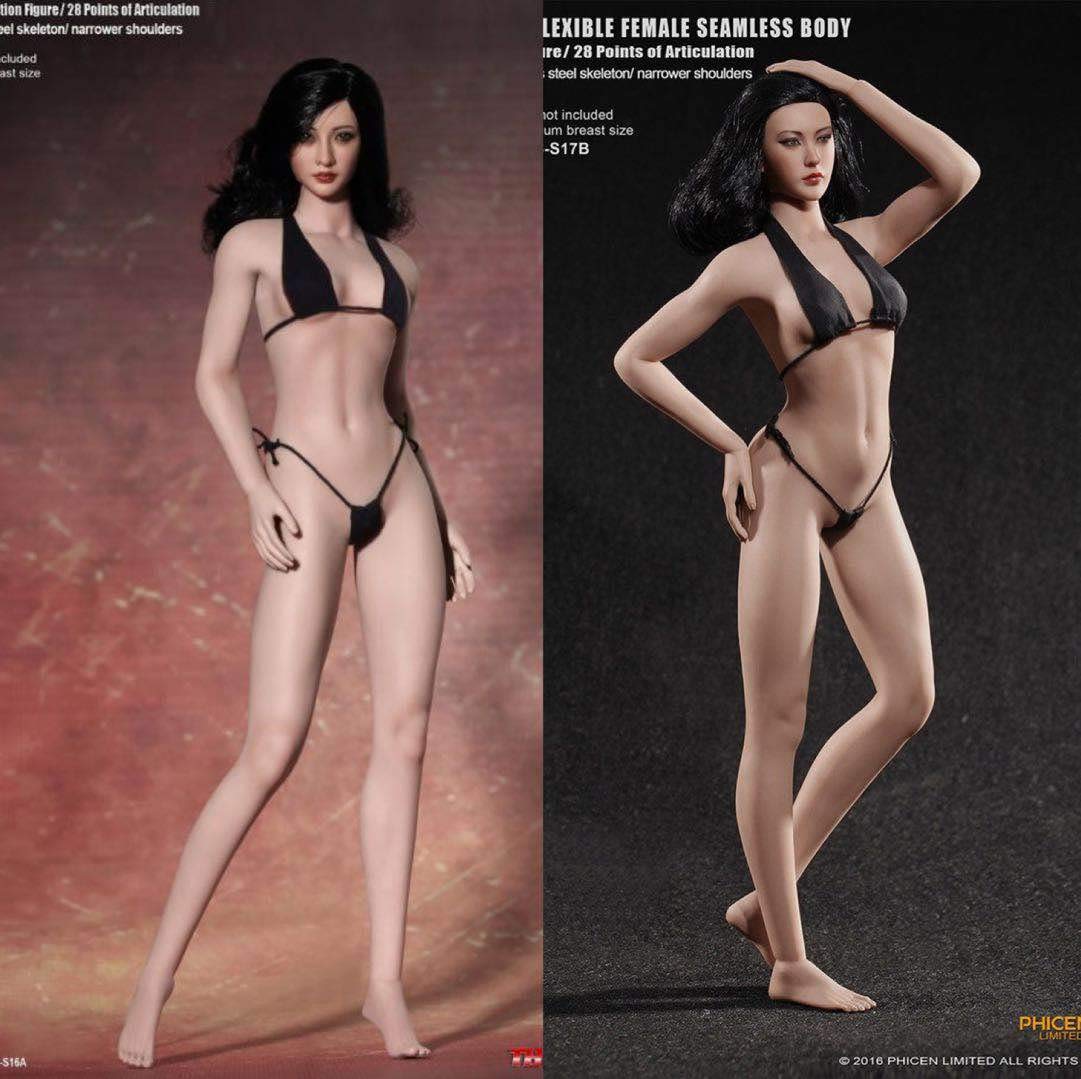 YSBRING Tbleague S16A 1/6 Scale Super-Flexible Female Seamless Body 12 Inch Collectible Action Figure (Pale, without head sculpture)