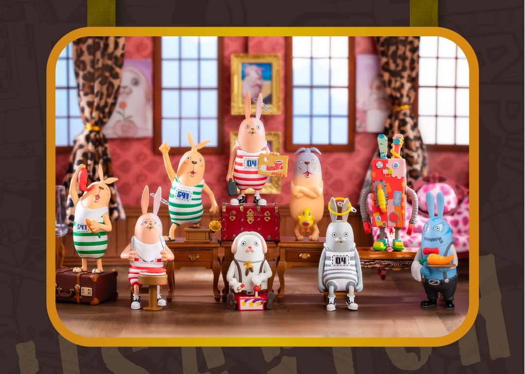 YSBRING better toys Runaway Rabbit's Prison Adventure Second Series Cute PVC Figures (8PC fullset)