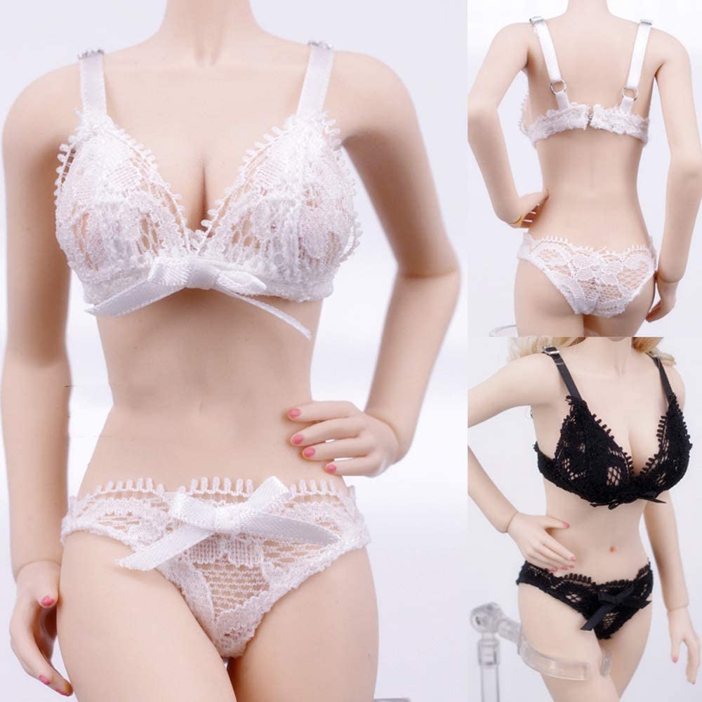 i8 TOYS VSTOYS 17XG02 1/6 Scale Clothes Accessories Underwear Set for 12 inch Female Collectible Action Figure (White)