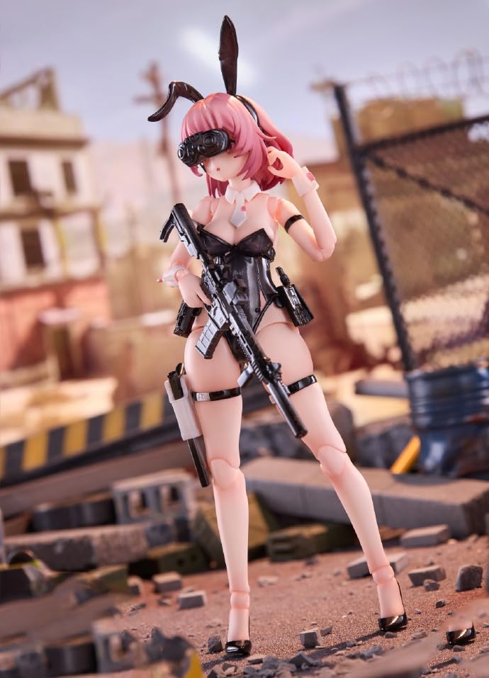 Sushing 1/12 scale Rabbit Rapid Response Squad anime girl 6 inch woman action figure