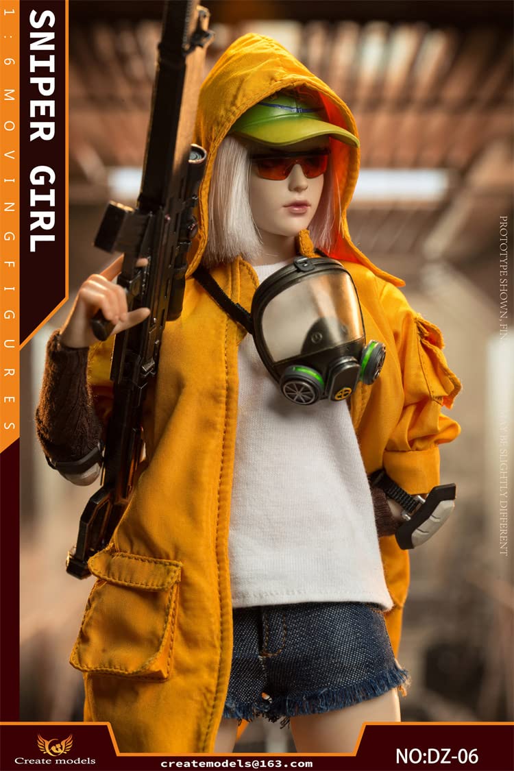 Createmodels DZ-06 1/6 scale Sniper Girl LAN 12 inch woman action figure