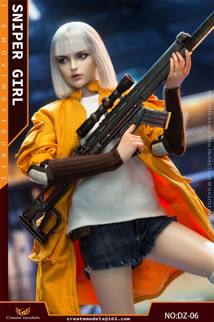 Createmodels DZ-06 1/6 scale Sniper Girl LAN 12 inch woman action figure