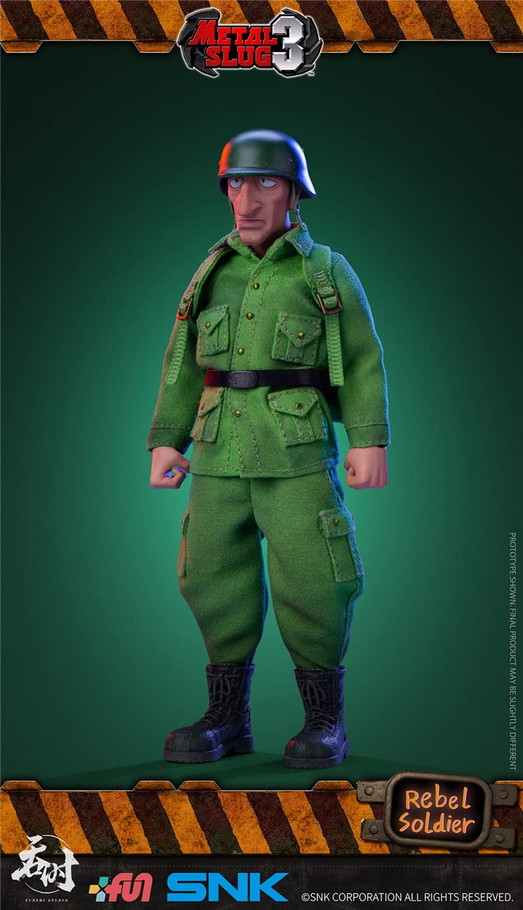 YSBRING TS-004-RS 1/12 Scale Action Figure SNK Rebel Soldier 6 Inch Collectible Doll, Single Version
