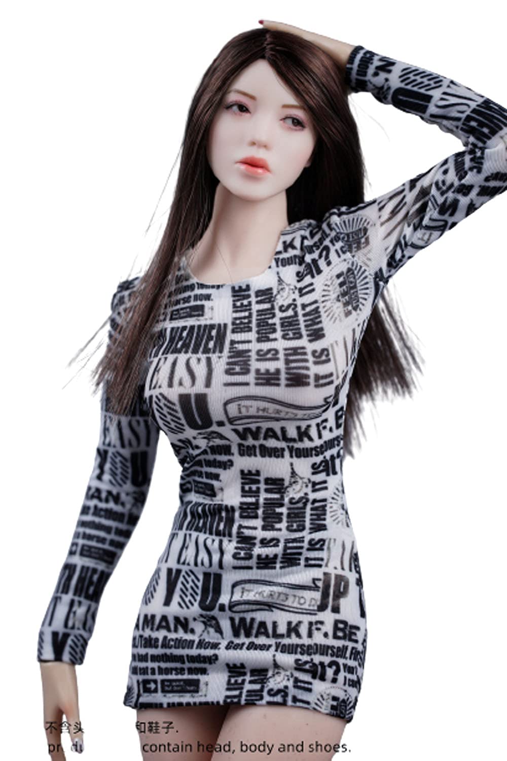 SA Toys SA016 1/6 female poster tight dress for 12 inch sexy women doll collectable action figure D