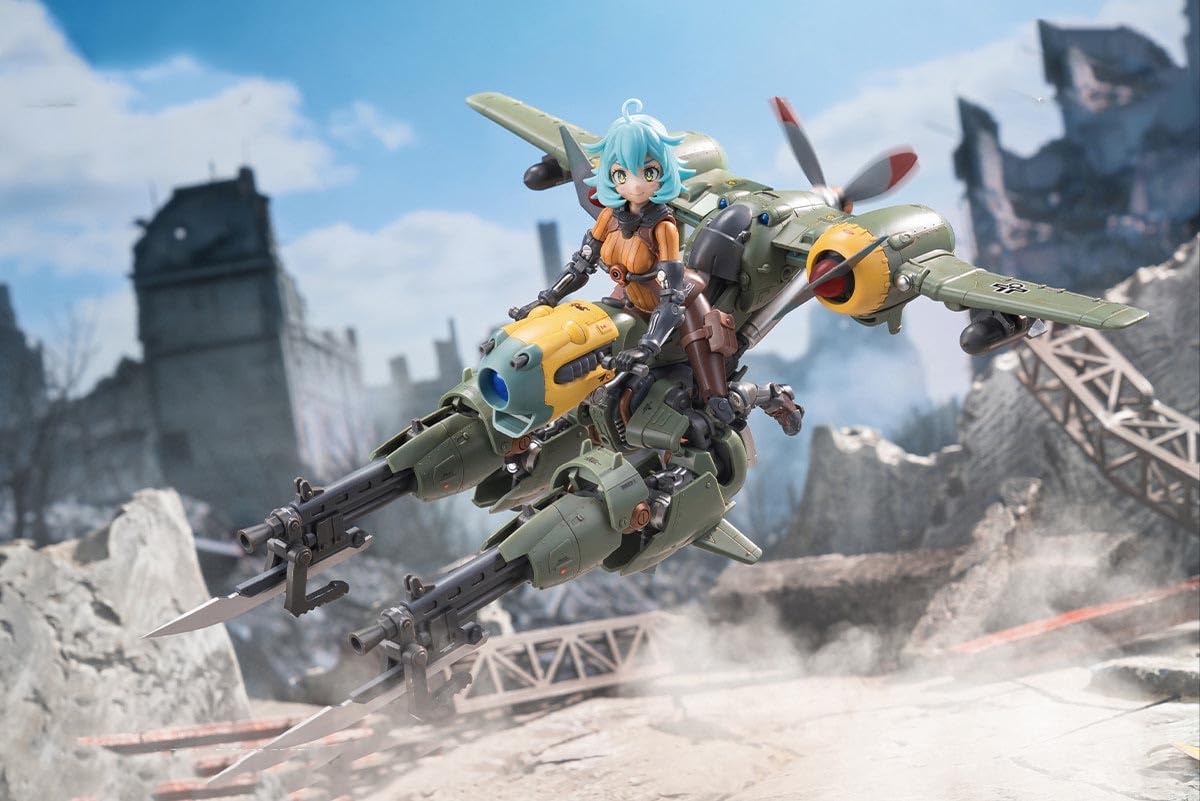 HEMOXIAN 1/12 scale Rhande Koskinen mecha girl full action plastic model kits