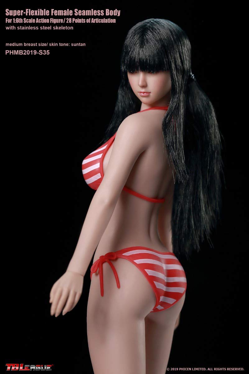 i8 toys TBLeague Phicen PHMB2019-S35 1/6 sexy female seamless suntan body for 12 inch women action figure suntan skin with head