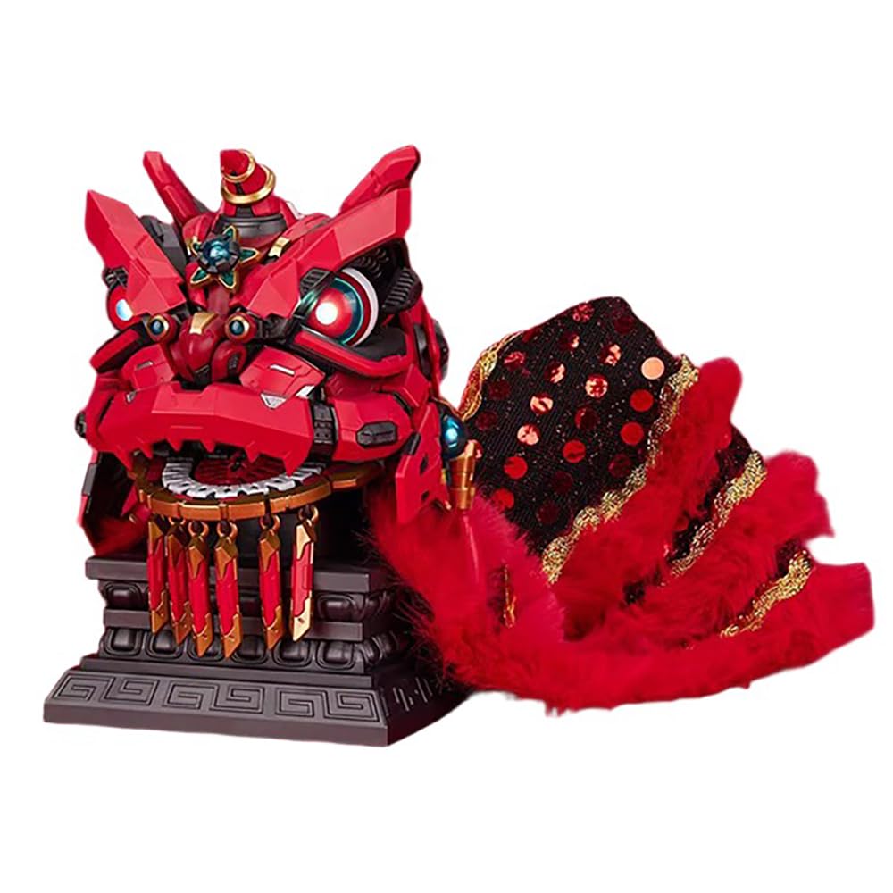 MS General JHJ 13 cm lion dance model kits red MP-01