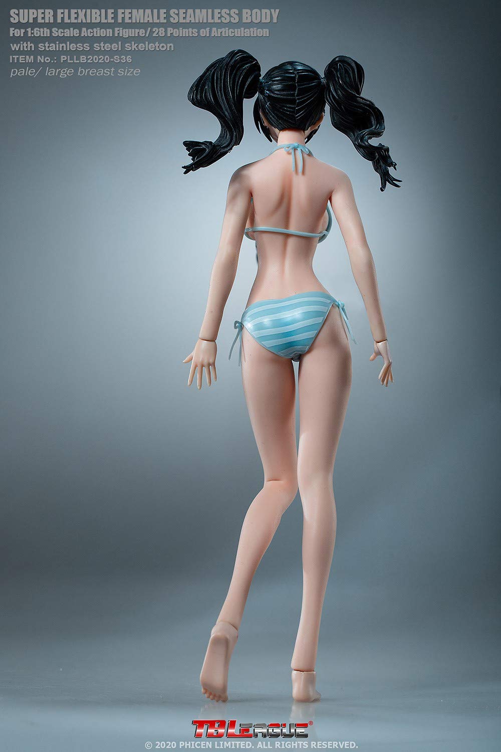 Phicen TBLeague PLLB2020-S36A 1/6 scale Phicen female Seamless Body for 12 inch action figure pale without head sculpt