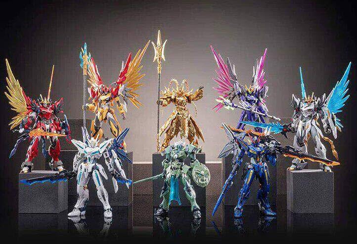 Motor nuclear Q version mecha model kits 6 PC fullset