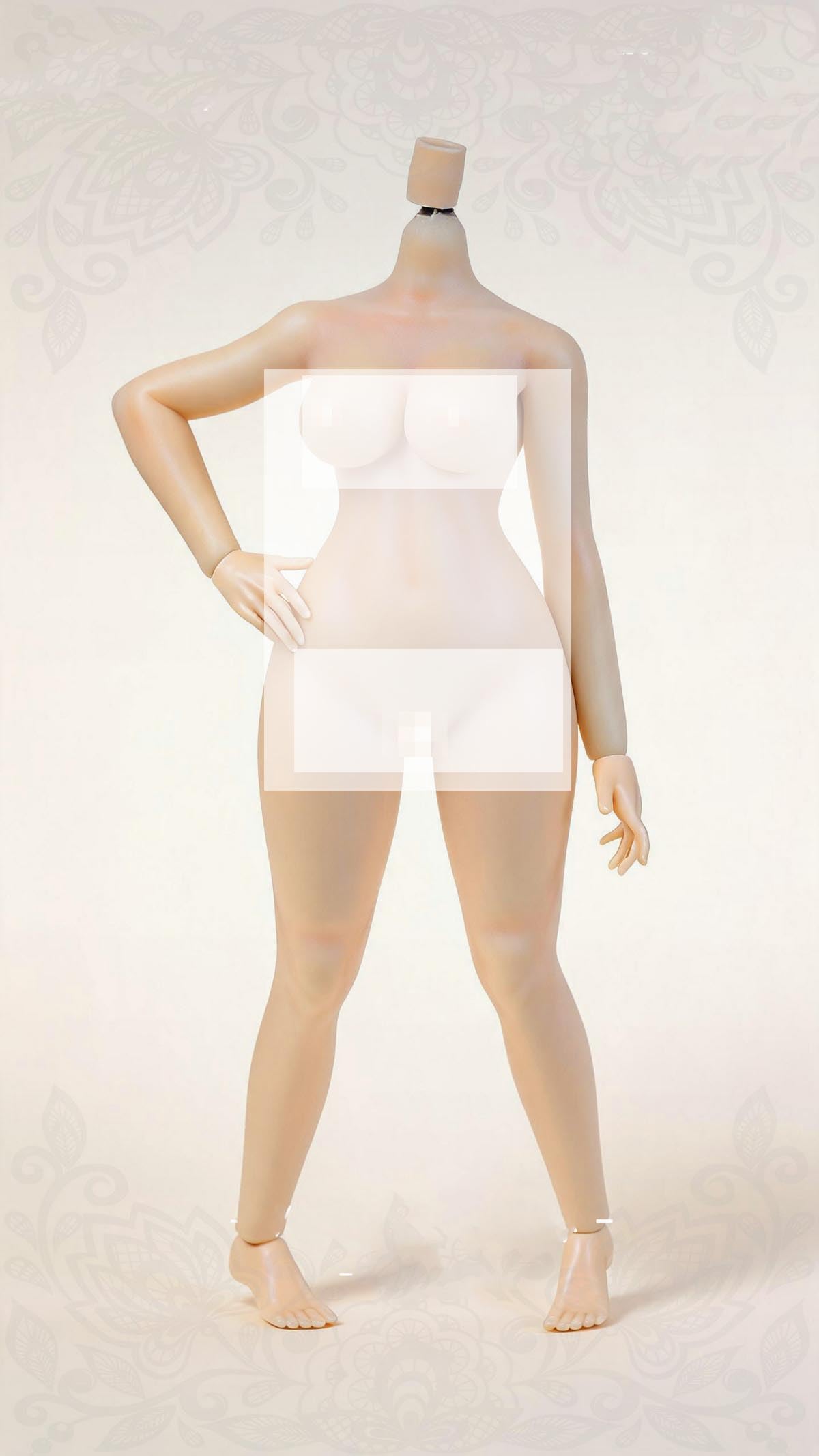 Creative Model 1/6 scale female seamless body Platinum-Cured Silicone 12 inch woman action figure