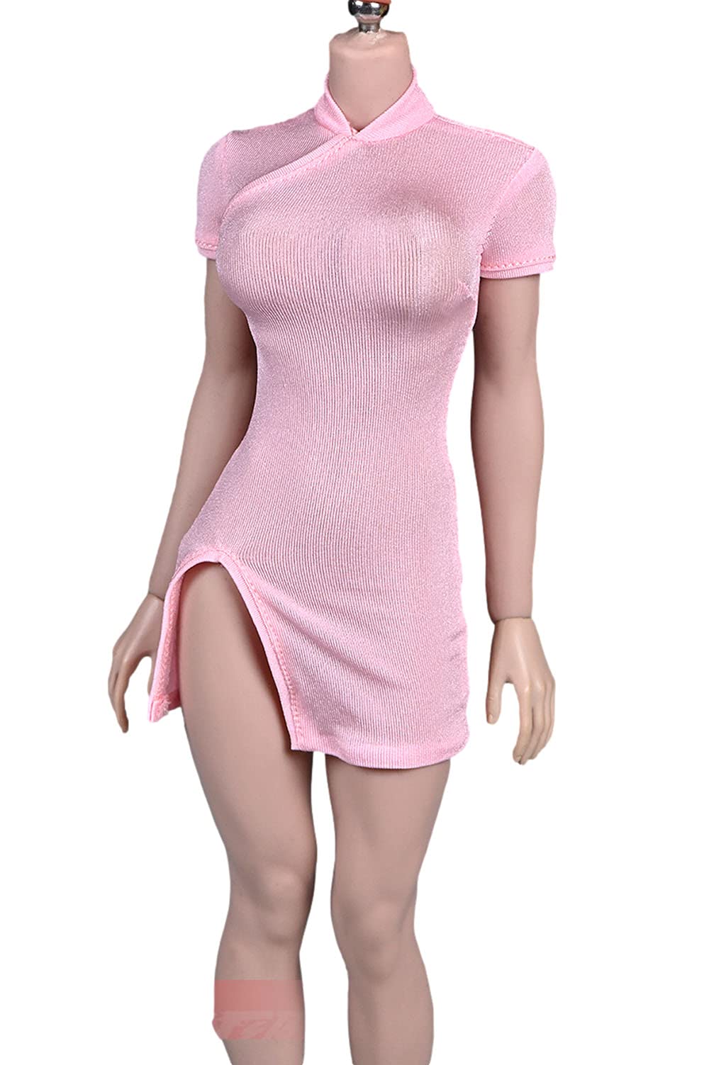 1/6 scale female fashion clothes cheongsam for 12 inch collectable action figure Pink