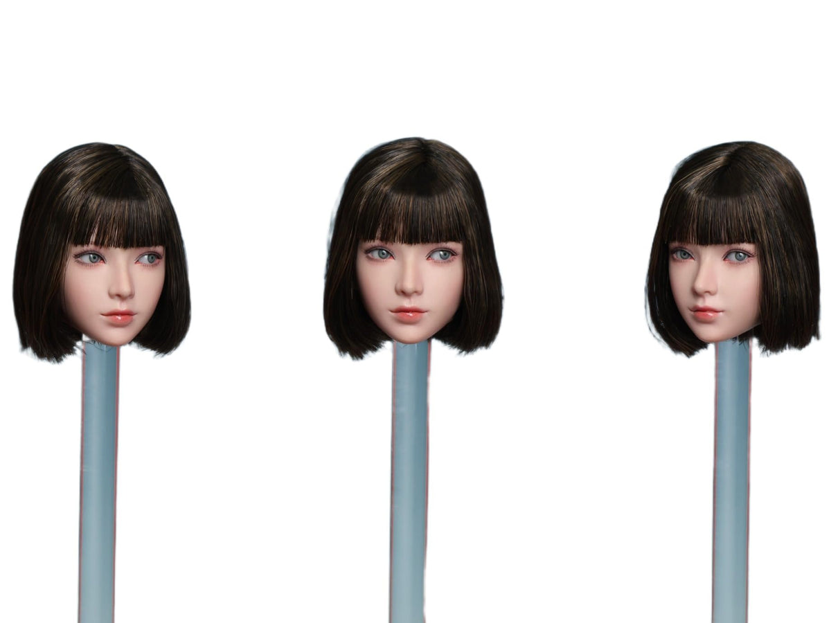 JKTOYS 1/6 scale female head sculpt with movable eyes for 12 inch woman action figure