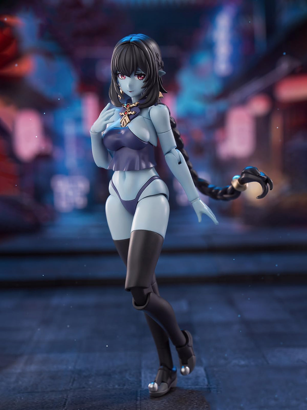 HEMOXIAN 1/12 Scale mecha girl JIULIAN 7.48 inch full action plastic model kits JS-009