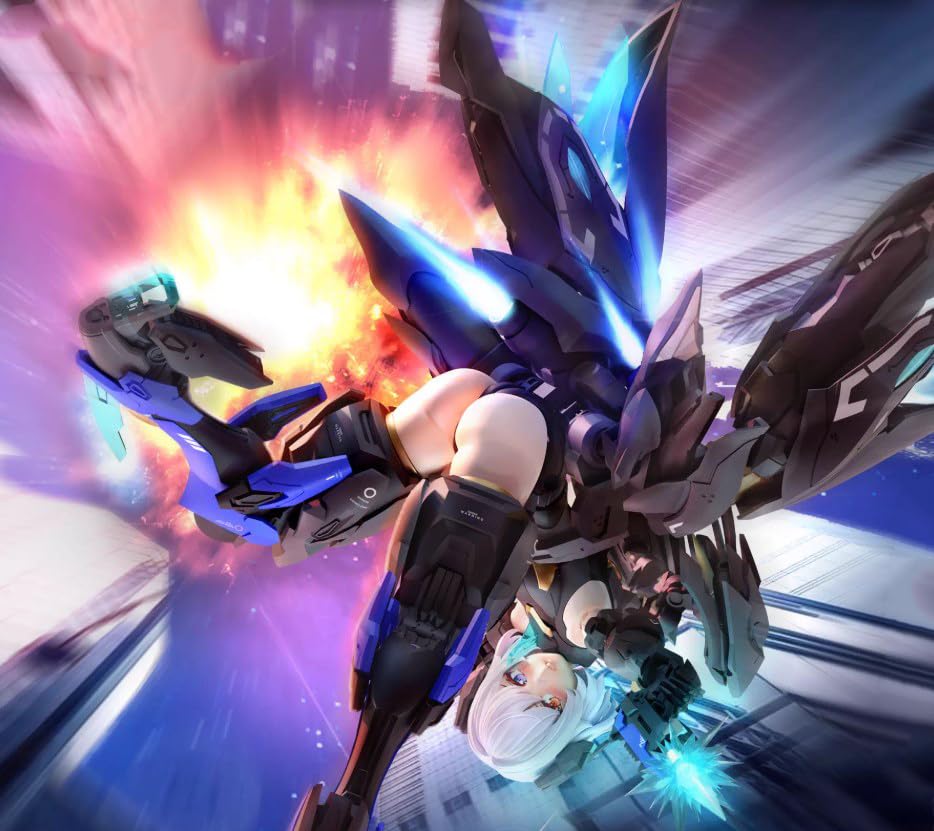 Kaitianjichuang 1/12 scale mecha angel swan girl Elysia model kits, 6 inch mecha girls action figure，15+ & adults