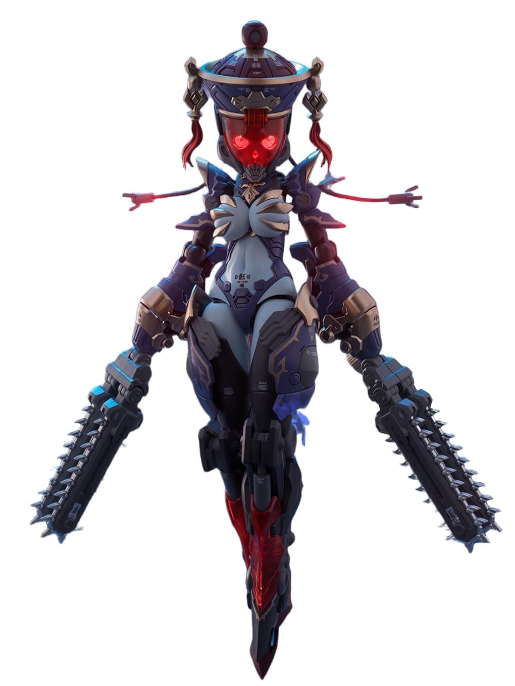 HEMOXIAN 1/12 Scale mecha girl JIULIAN 7.48 inch full action plastic model kits JS-009