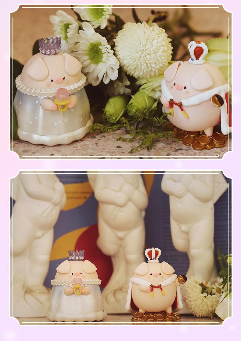 YSBRING Airtoys PikoPig Cute Figurine Dessert Style Collectible Animal Doll Ornaments (9 PC Fullset)